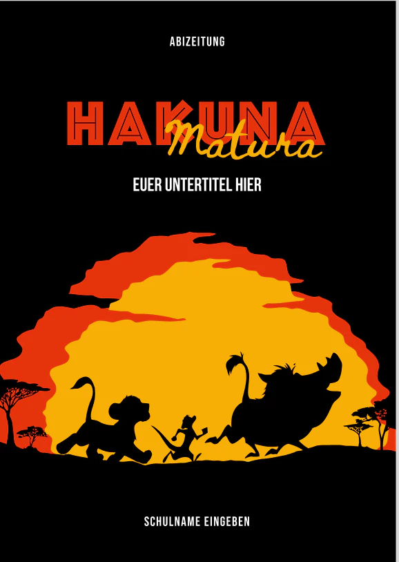 Cover 3 für Hakuna Matura