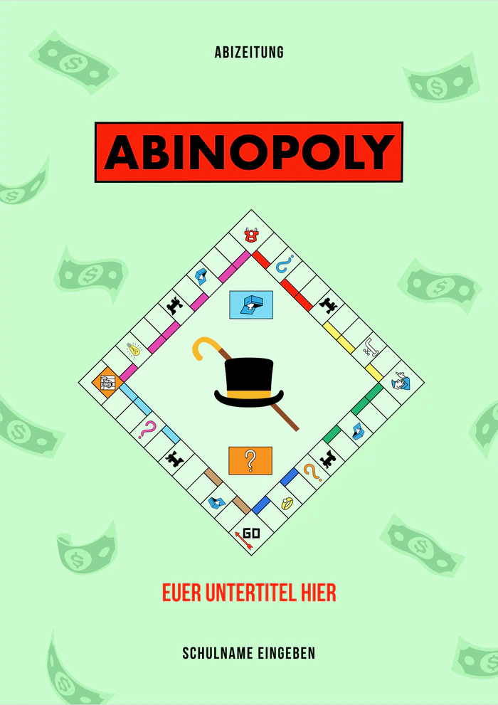 Cover 2 zum Abimotto Abinopoly