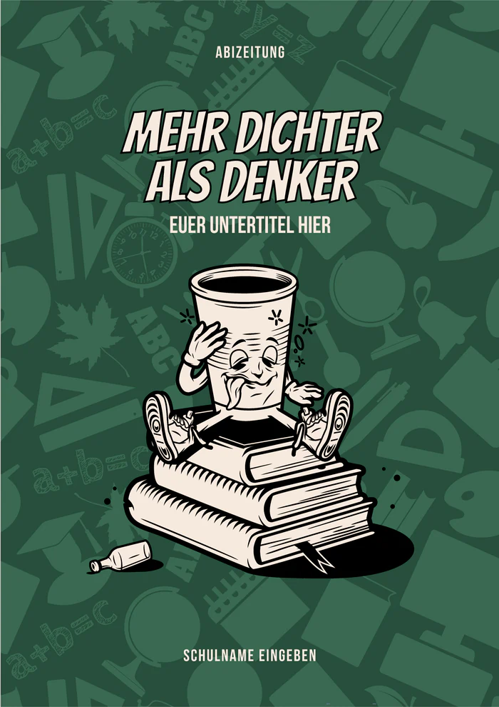 Cover 2 zum Abimotto Mehr Dichter als Denker
