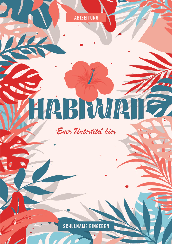 Cover 1 zum Abimotto HABIwaii