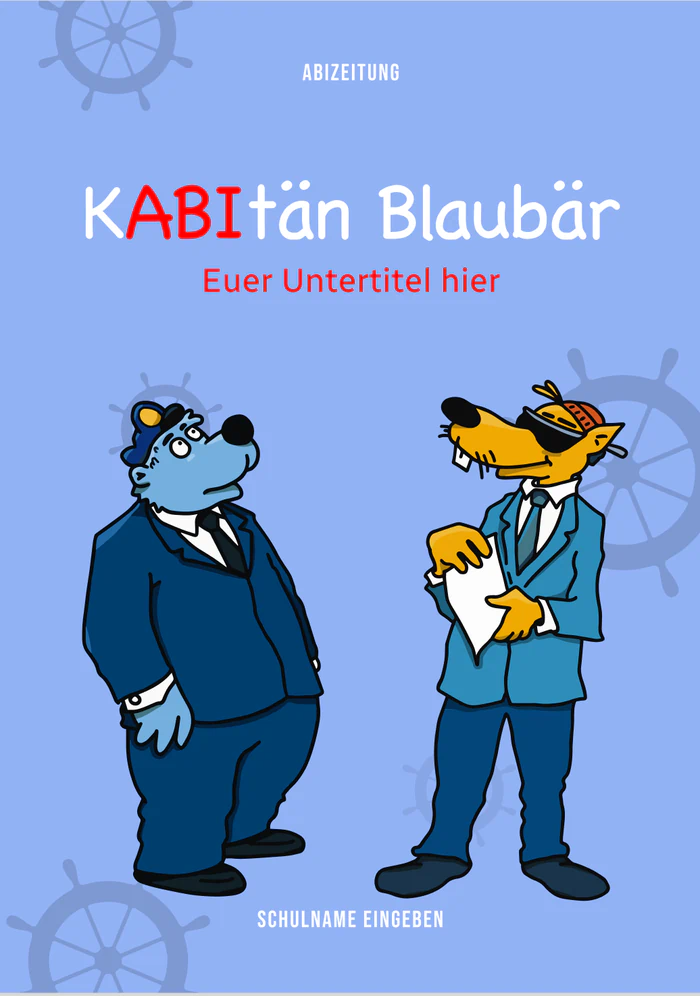 Cover 2 zum Abimotto KABItän Blaubär