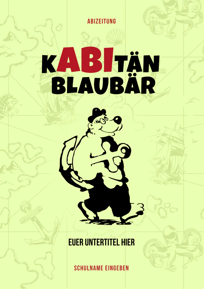Cover 3 zum Abimotto KABItän Blaubär