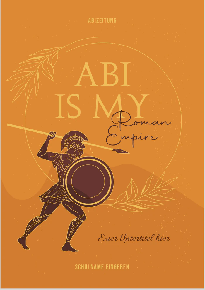 Cover 3 zum Abimotto Abi is my Roman Empire