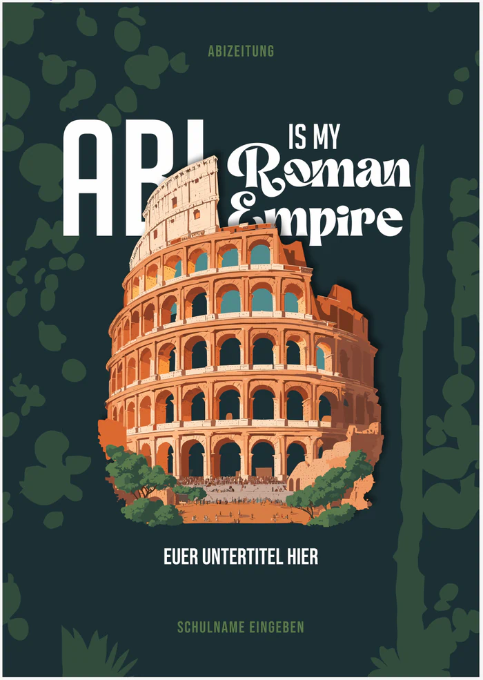 Cover 2 zum Abimotto Abi is my Roman Empire