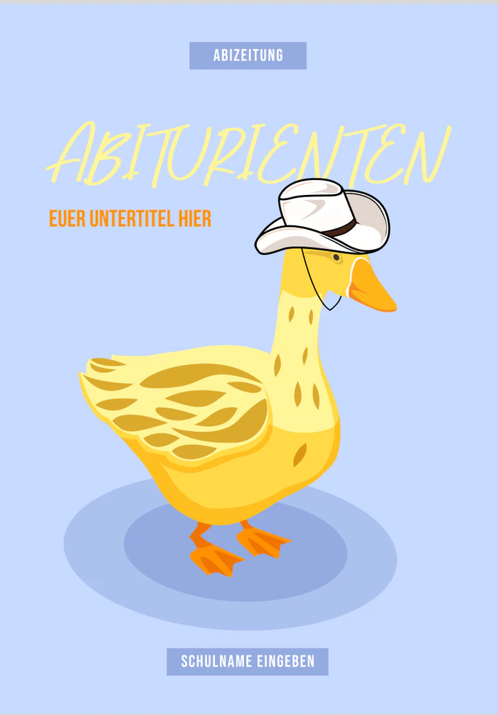 Cover 2 zum Abimotto ABIturiEnten