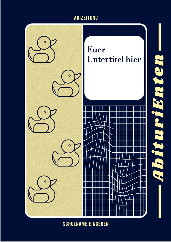 Cover 3 zum Abimotto ABIturiEnten