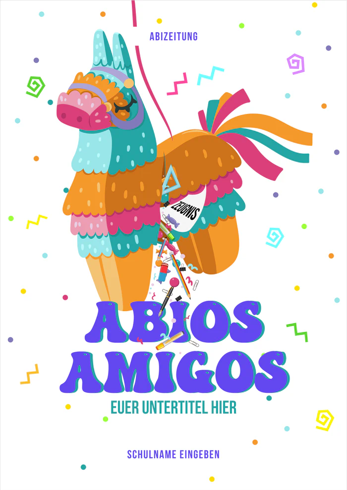 Cover 5 zum Abimotto Abios Amigos
