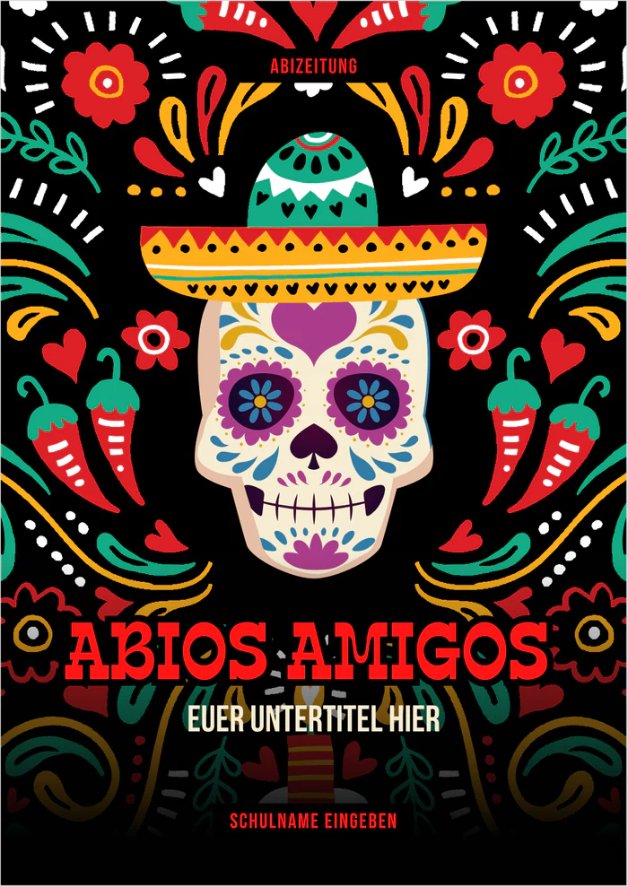 Cover 1 zum Abimotto Abios Amigos