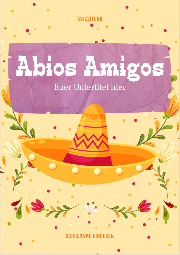 Cover 2 zum Abimotto Abios Amigos