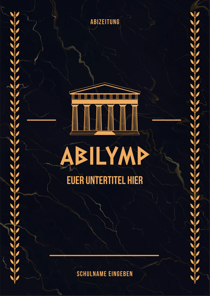 Cover 6 zum Abimotto Abilymp
