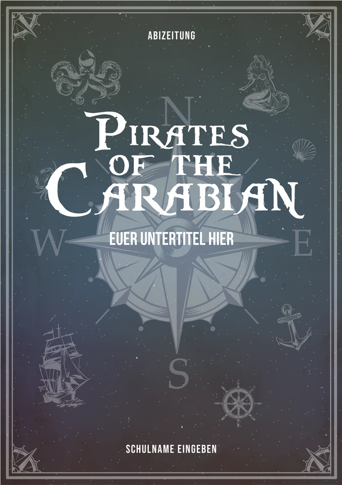 Cover 3 zum Abimotto Pirates of the Carabian