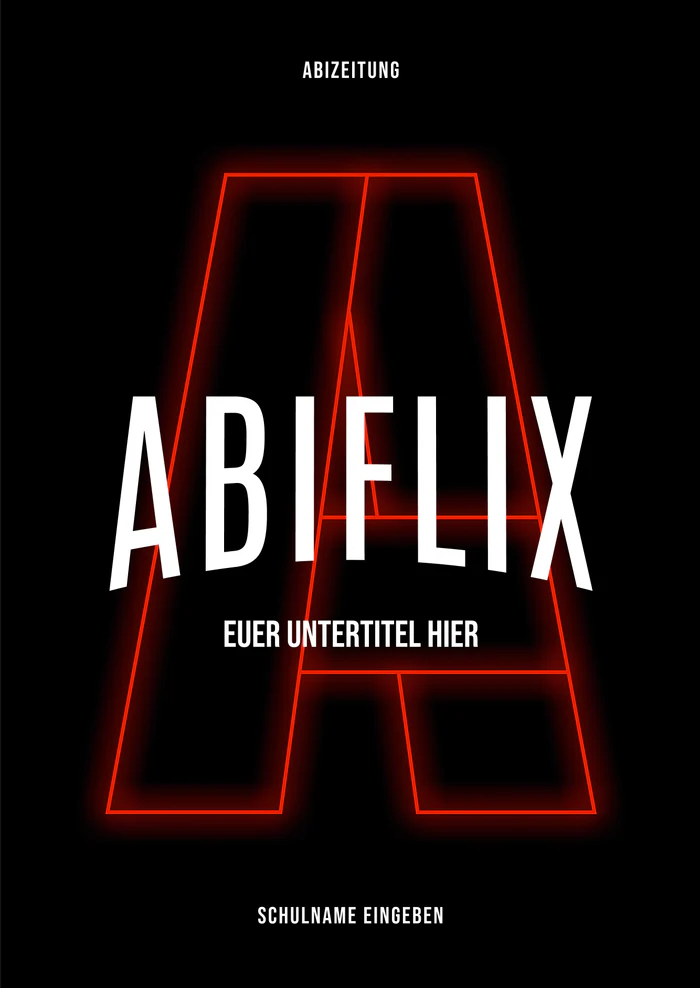 Cover 3 zum Abimotto Abiflix
