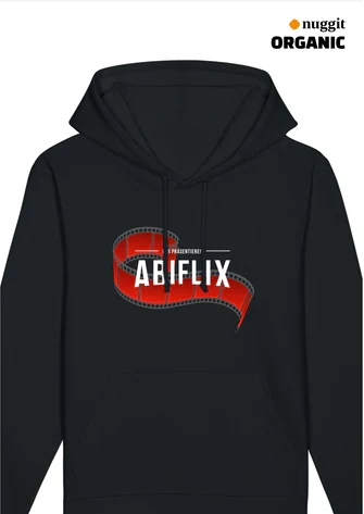 Vorderseite von Textil 3 zum Abimotto Abiflix