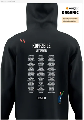 Rückseite des Abipulli-Designs Kabitalismus