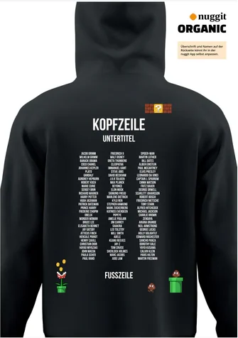 Rückseite des Abipulli-Designs Abitendo