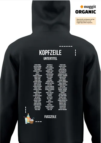 Rückseite des Abipulli-Designs Abicolada