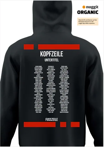 Rückseite des Abipulli-Designs Abi ciao