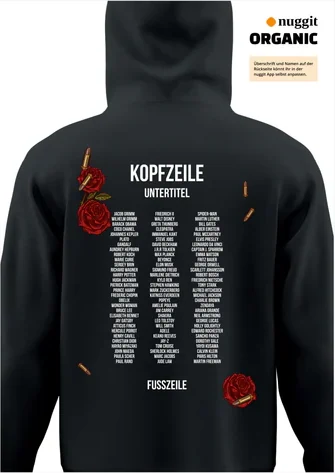 Rückseite des Abipulli-Designs Mafiabi