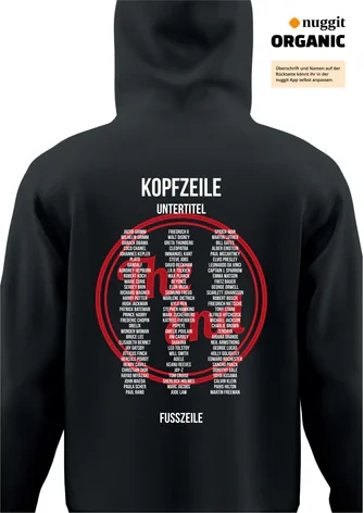 Rückseite des Abipulli-Designs Abiflix