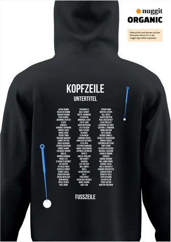 Rückseite des Abipulli-Designs ABIpunktur