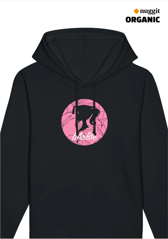 Vorderseite des Abipulli-Designs barbie