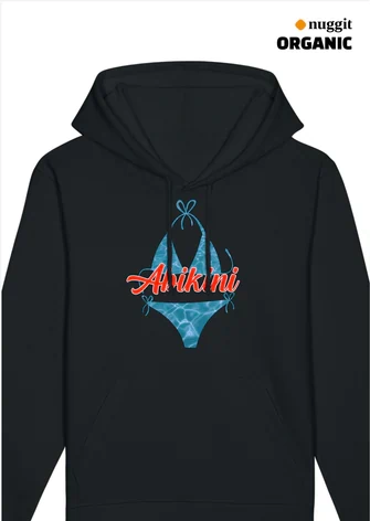 Vorderseite des Abipulli-Designs Abikini