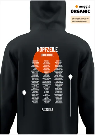 Rückseite des Abipulli-Designs Abiwood