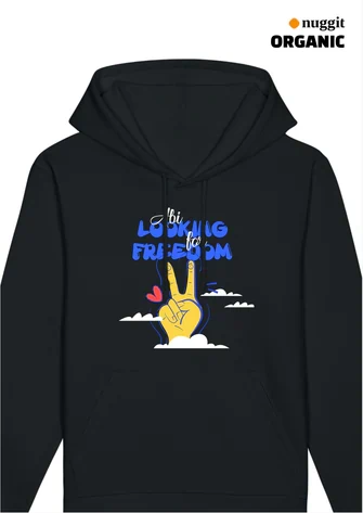 Vorderseite von Textil 4 für Abi looking for freedom