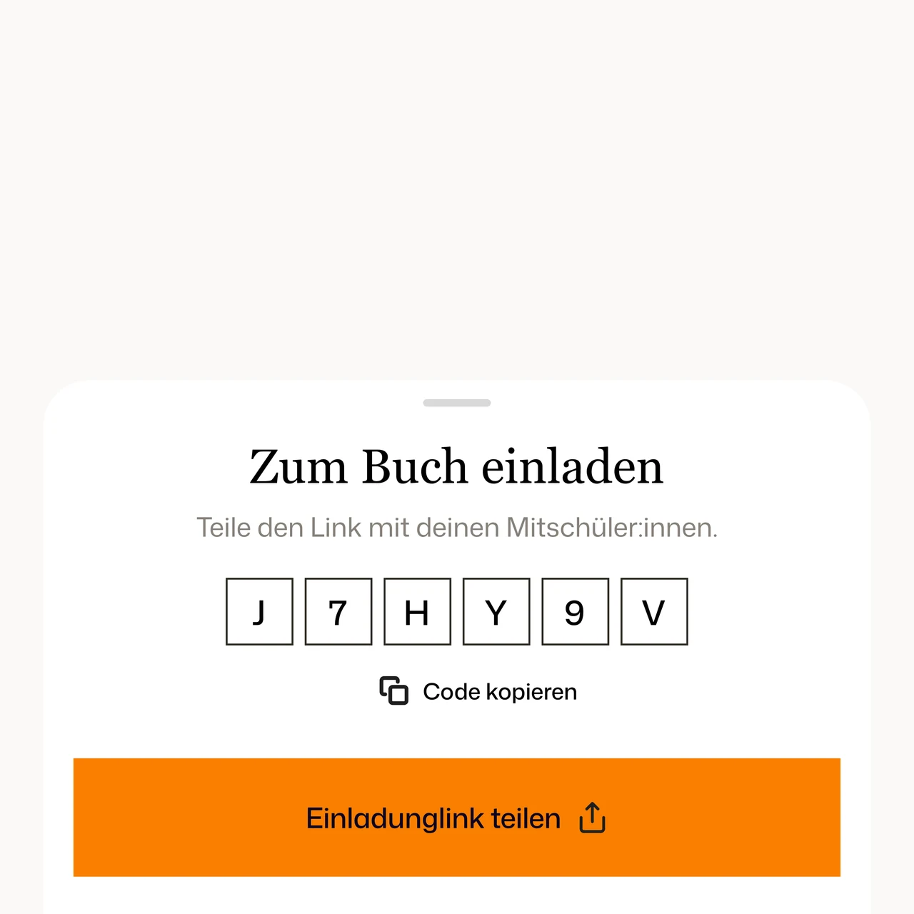 Einladung zu einem gemeinsamen Buchprojekt in der Nuggit App